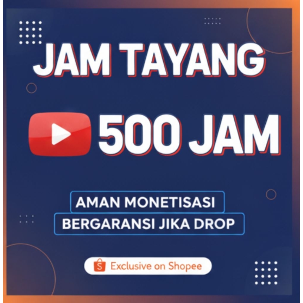 Jam Tayang YouTube Murah Garansi