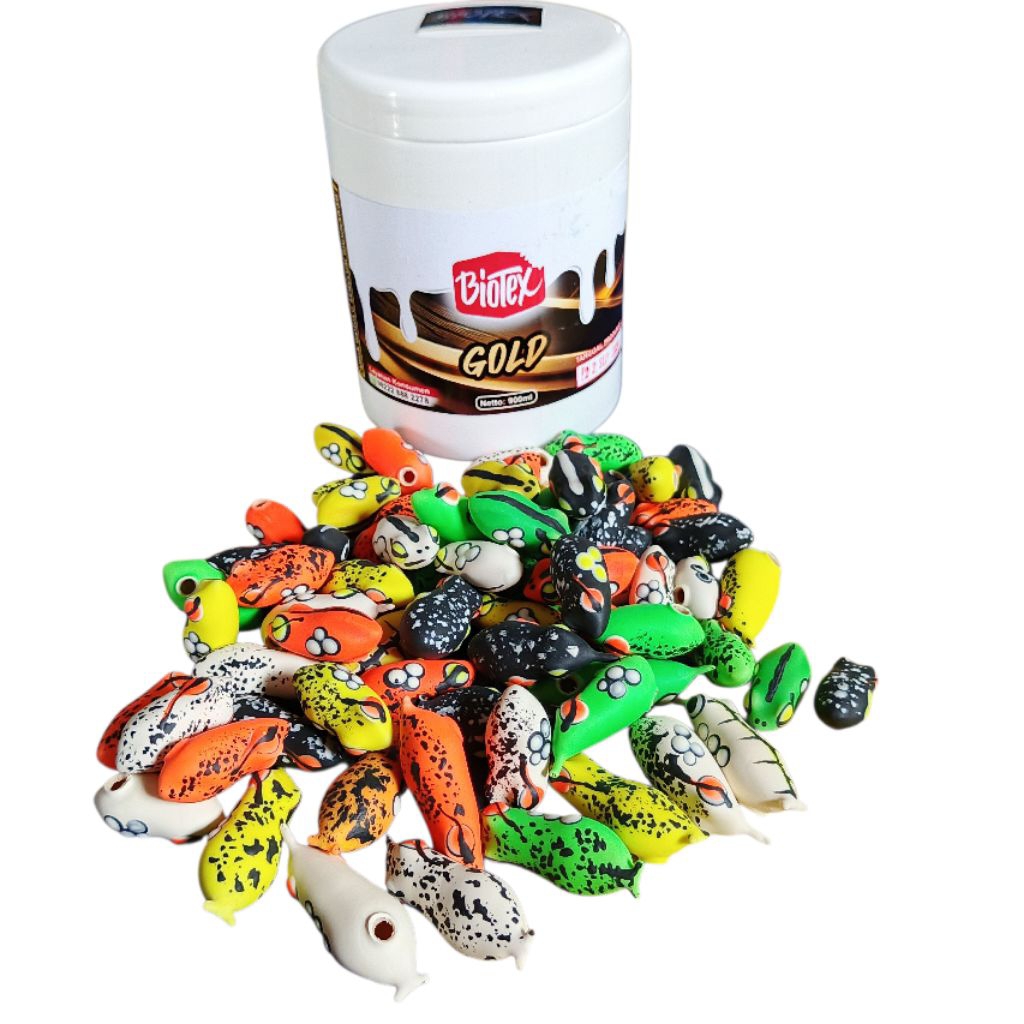 Cangkang soft frog/body soft frog 4.5cm skrit termurah