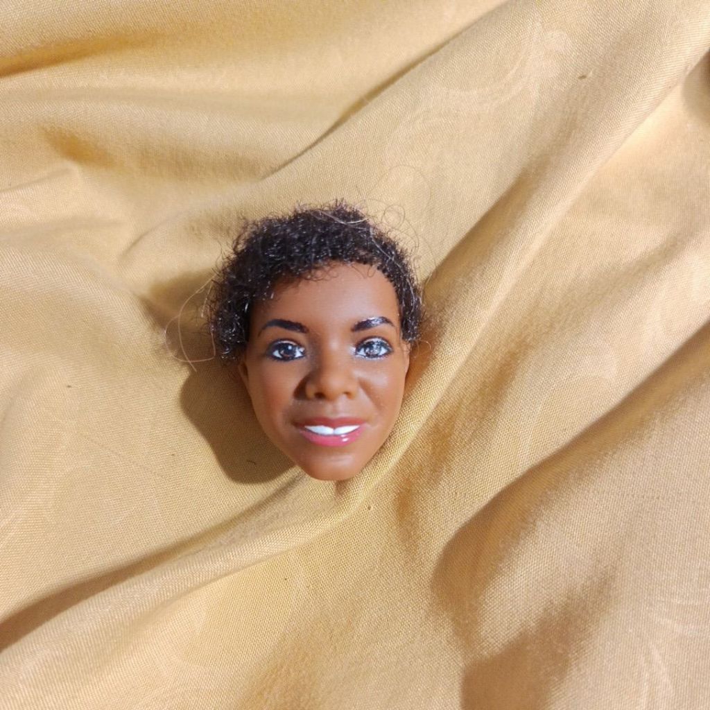 Barbie head collector kepala boneka Barbie kolektor