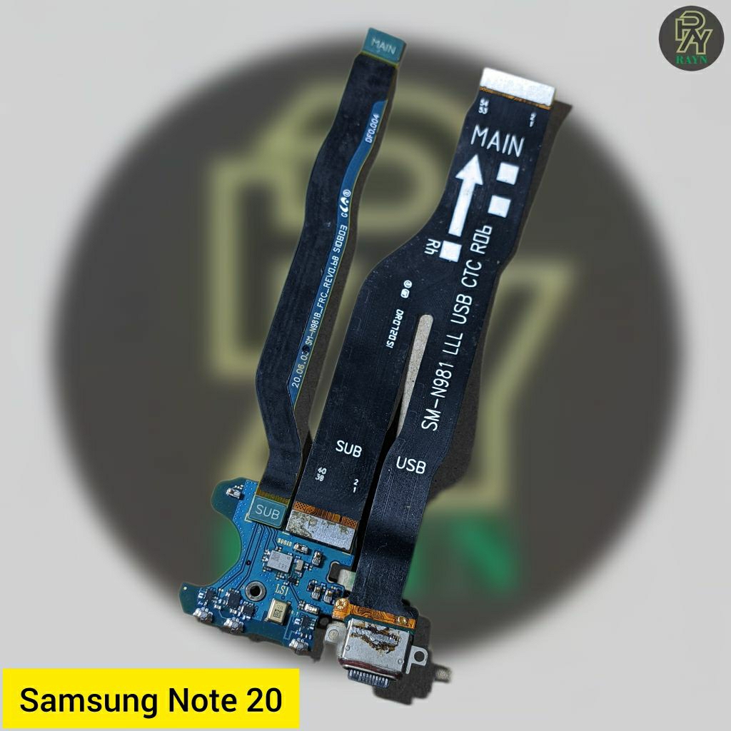 flexible cas papan bawah Samsung note 20 N980 original copotan bergaransi