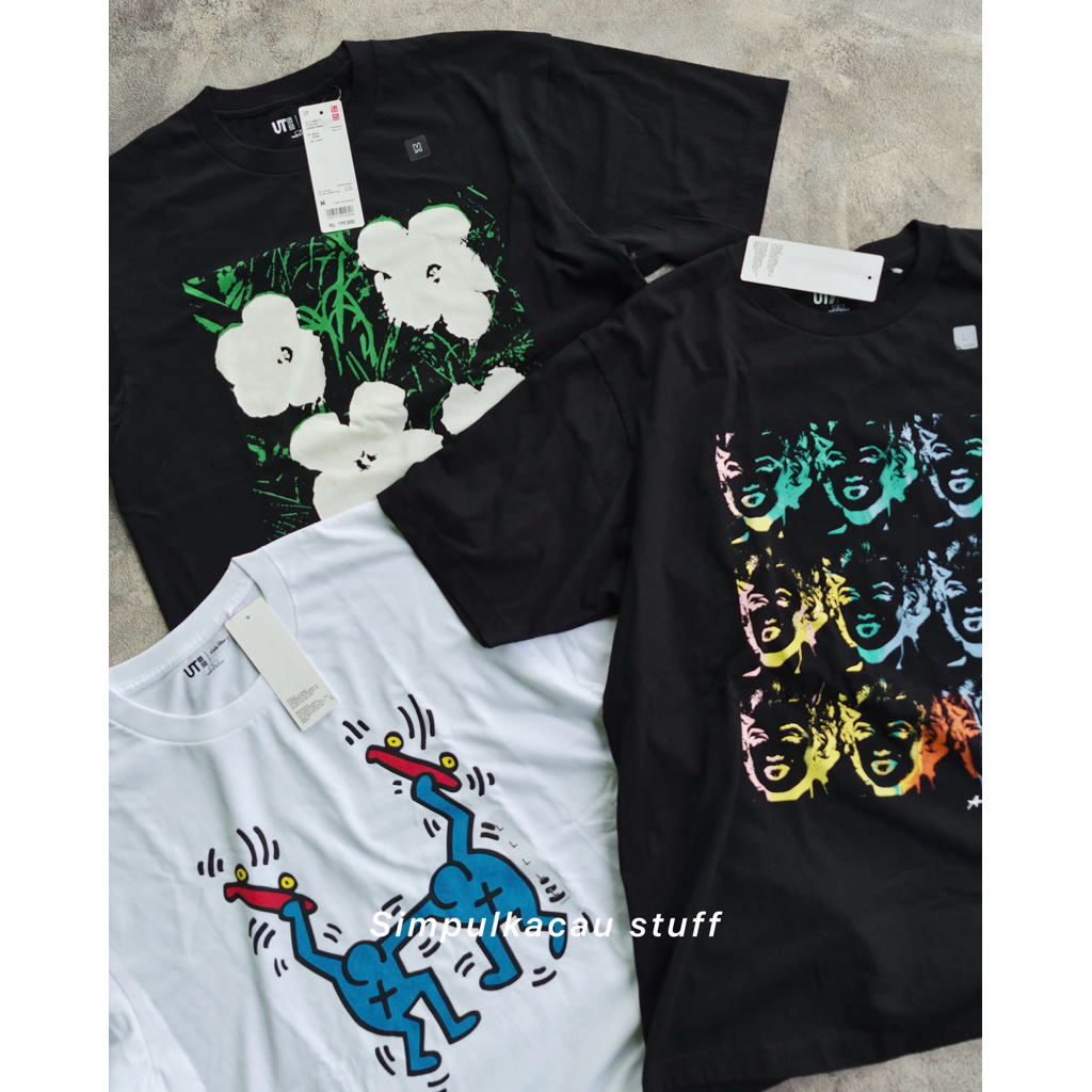 kaos uniqlo Jean-michel basquiat JMB keith haring Original