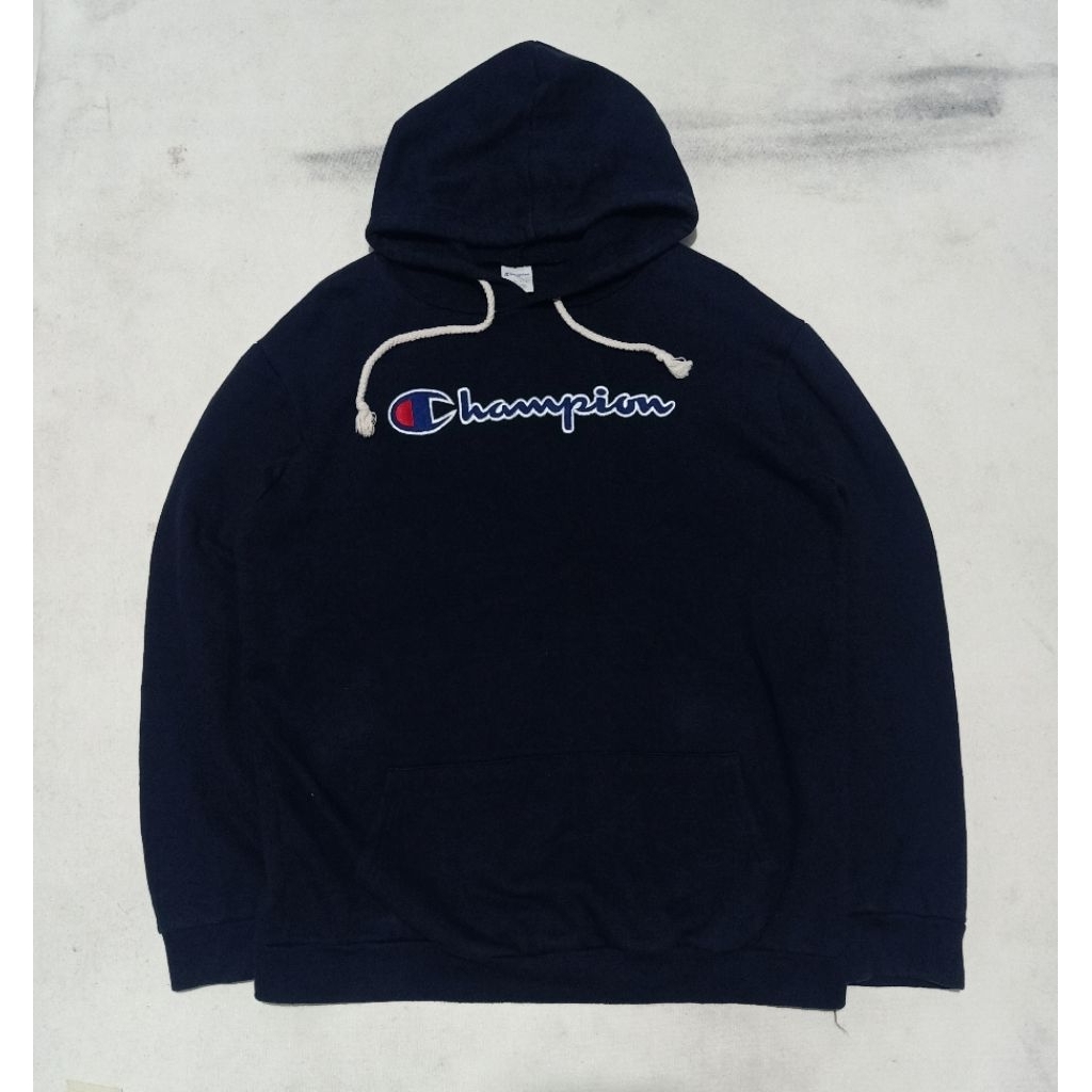 Hoodie CHAMPION logo bordir Original