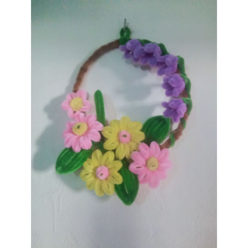 Bunga Hias Dinding Cantik bunga gantung