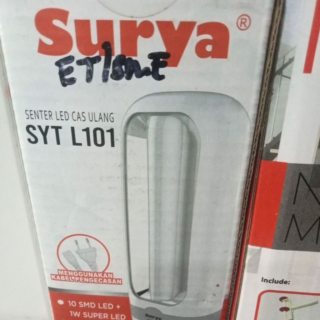 SENTER CAS ULANG LED SURYA