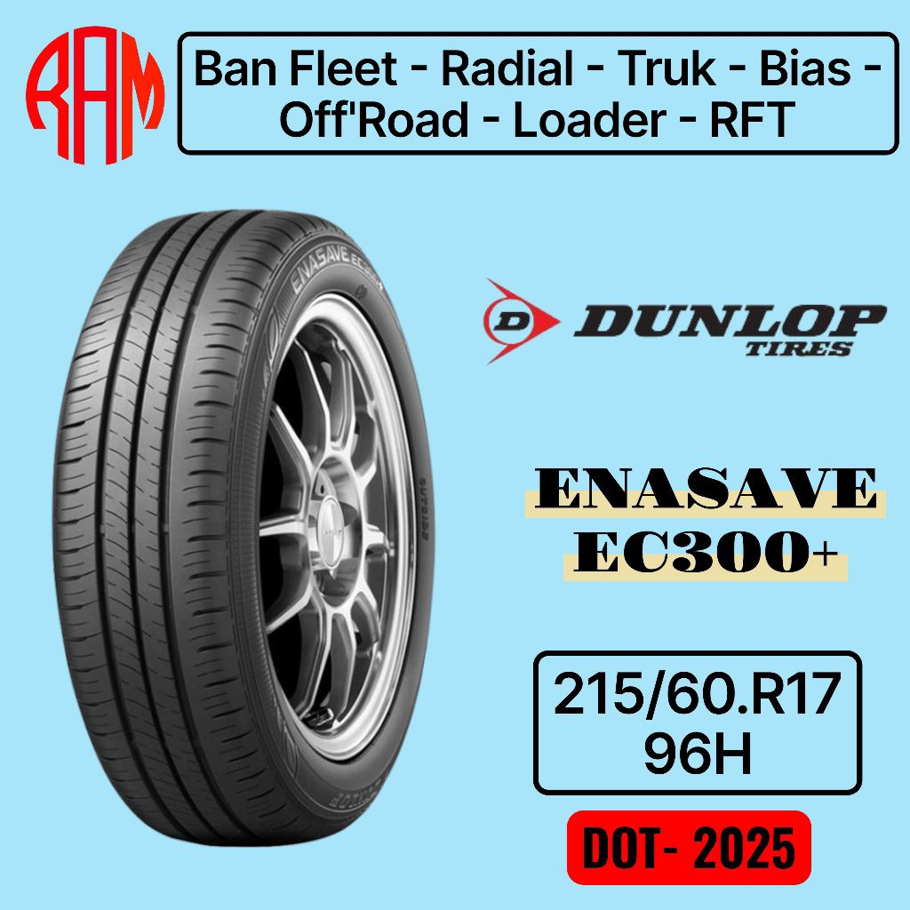 Ban Mobil Dunlop Ec300+ 215/60.R17 96H