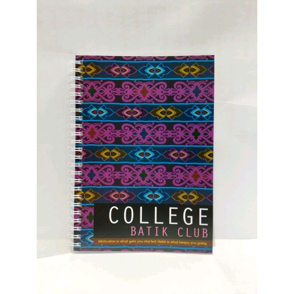 BUKU CATATAN COVER BATIK / NOTEBOOK RING KERTAS BERGARIS