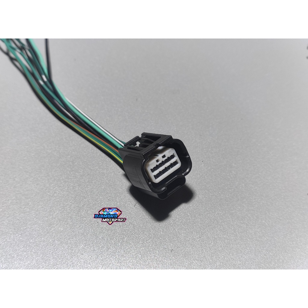 Kabel soket lampu depan saklar kiri pin 8 socket headlamp saklar kiri pin 8 honda vario 125 vario 15