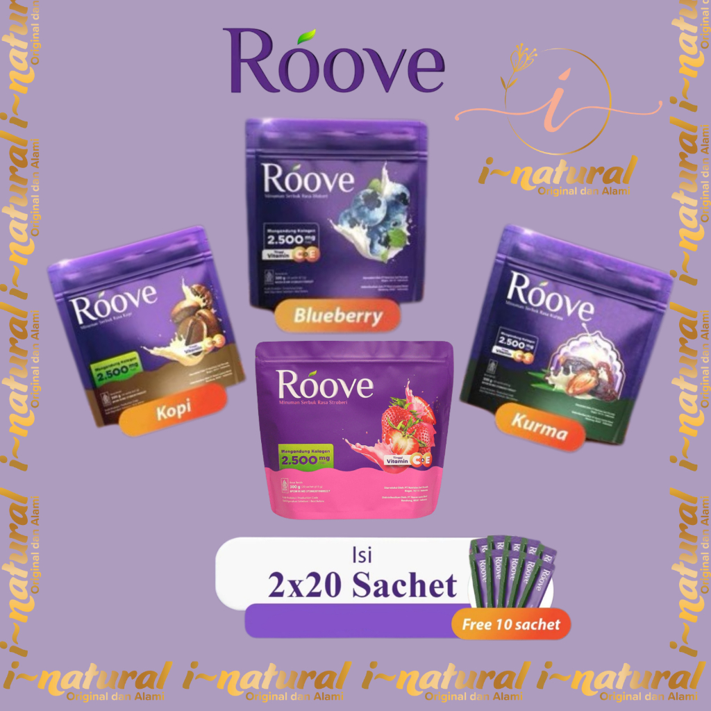 i Natural | NEW Roove Samarinda - Original Roove Minuman Kolagen - Roove Kaltim Roove original Roove