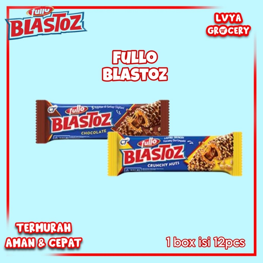 Fullo blastoz coklat dan crunchy nut 1 box isi 12