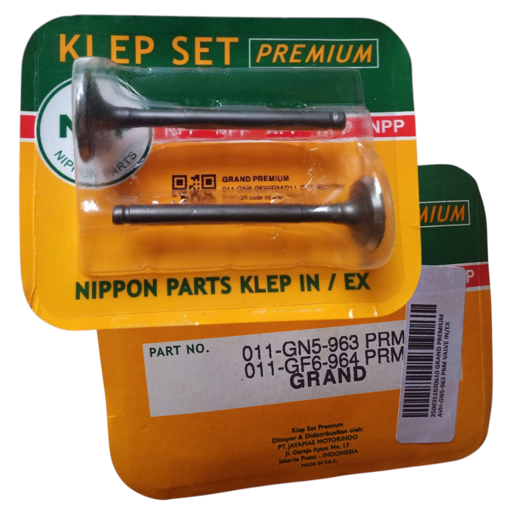 Klep Set NPP Honda Grand | Klep In Ex Grand Legenda Supra Fit NPP Original