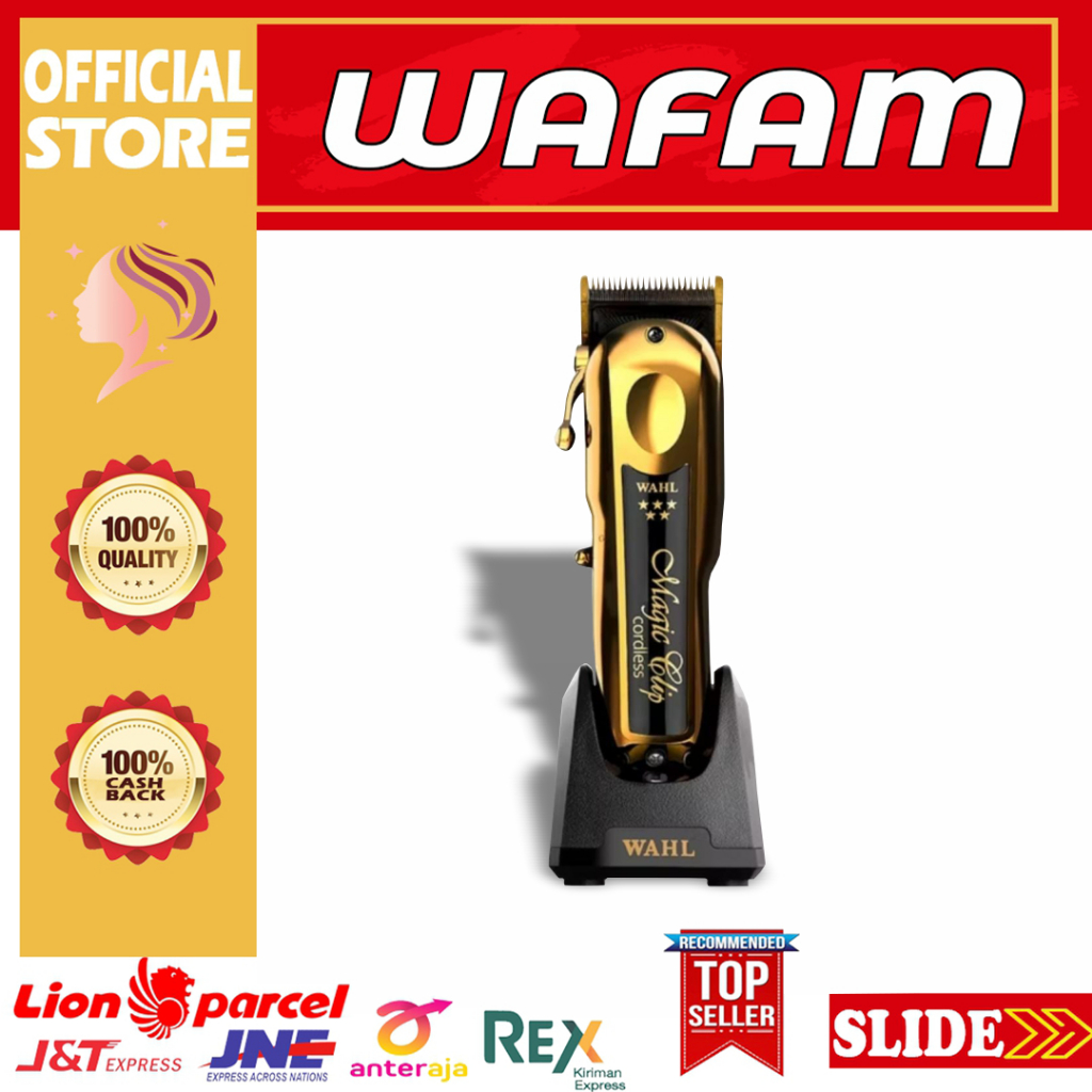WAHL MAGIC CLIP CORDLESS GOLD ORI CLIPPER / MESIN ALAT CUKUR BARBER