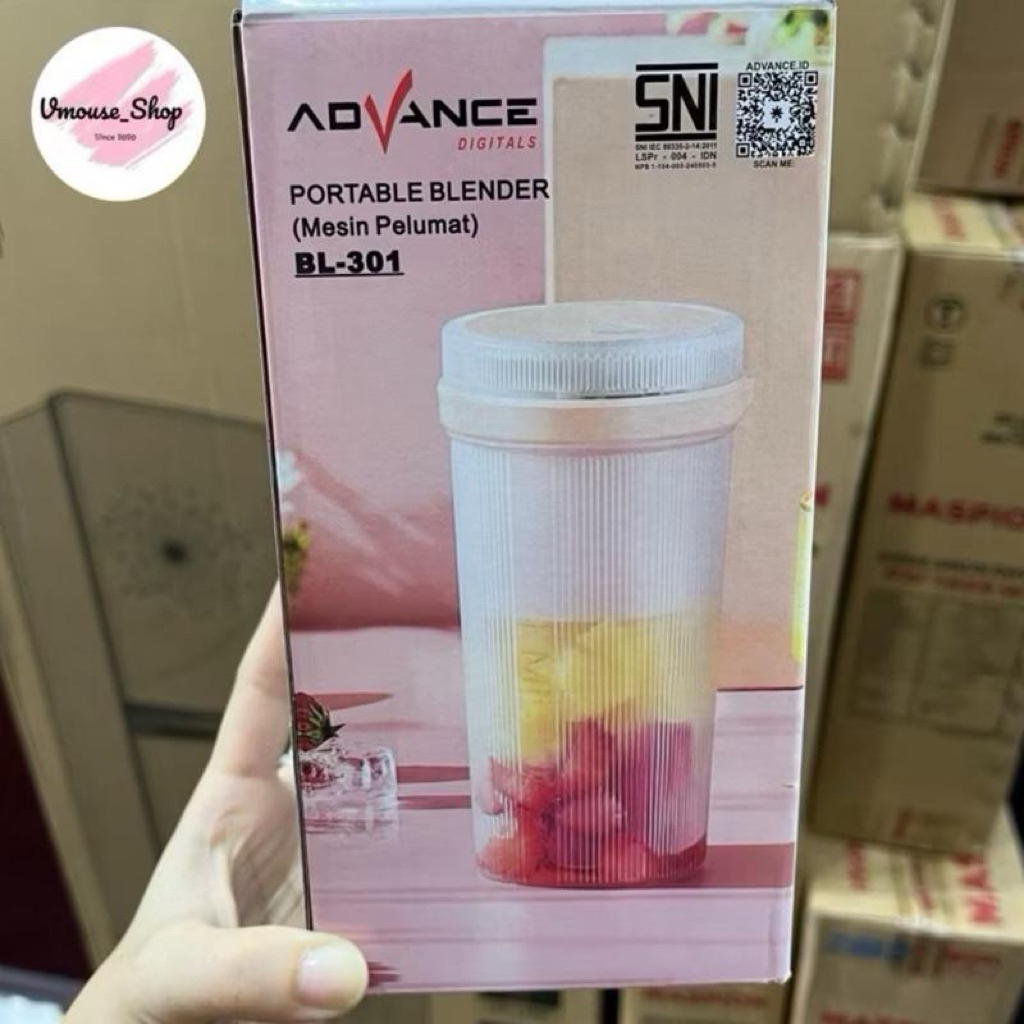 BLENDER PORTABLE ADVANCE BL301 - ADVANCE BLENDER PORTABLE - BLENDER PORTABLE MURAH - PORTABLE BLENDE