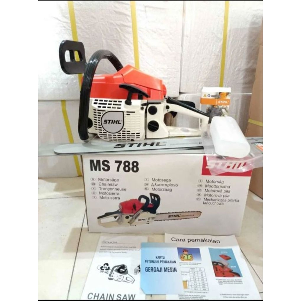 MURAHH CHAINSAW STIHL 788 BAR 22" FULL SET