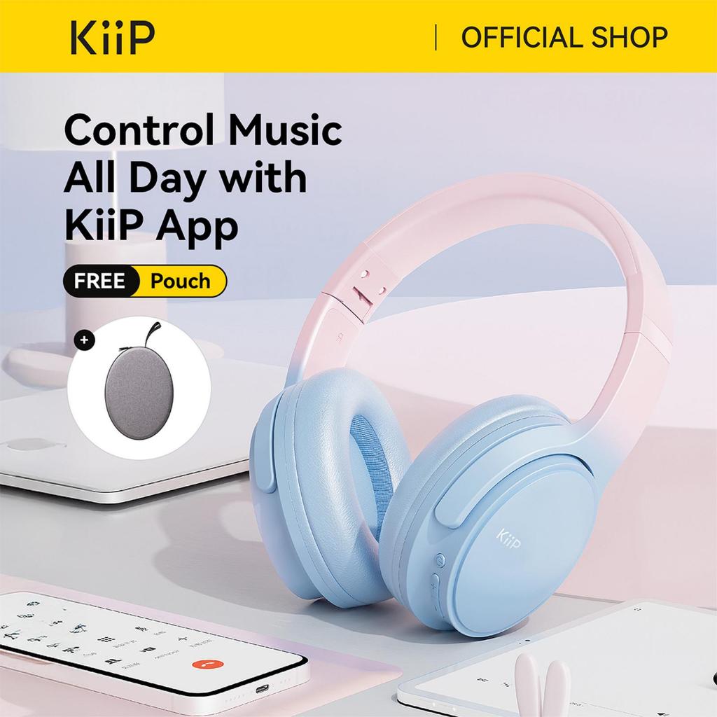 Kiip Wireless Th60 Headphone Bluetooth Wireless Headset Earphone