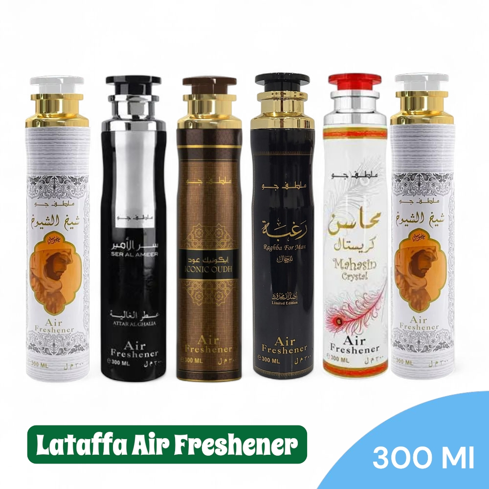 Lataffa Air Freshener 300 ml Aroma Dubai/Yara Wangi tahan Lama