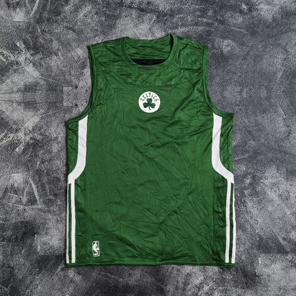 (L) Official Boston Celtics Reversible Sleeveless Jersey by Adidas