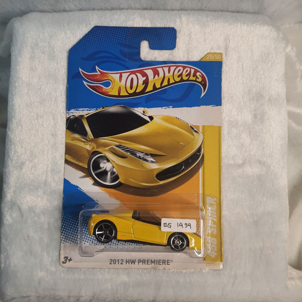 Hot Wheels Ferrari 458 Spider