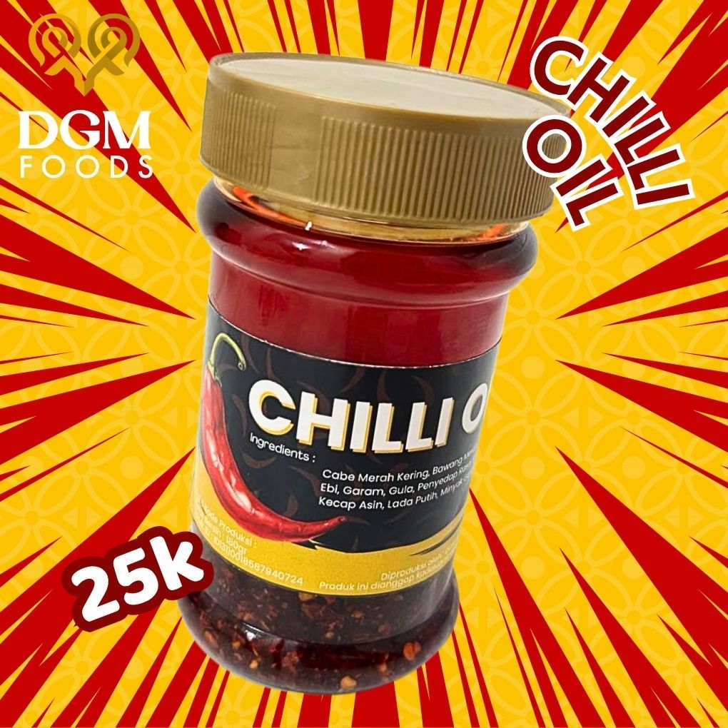 Chili Oil/ Chili Oil Halal/ Chili Oil Botol / Spicy Chili Oil by DGM Foods