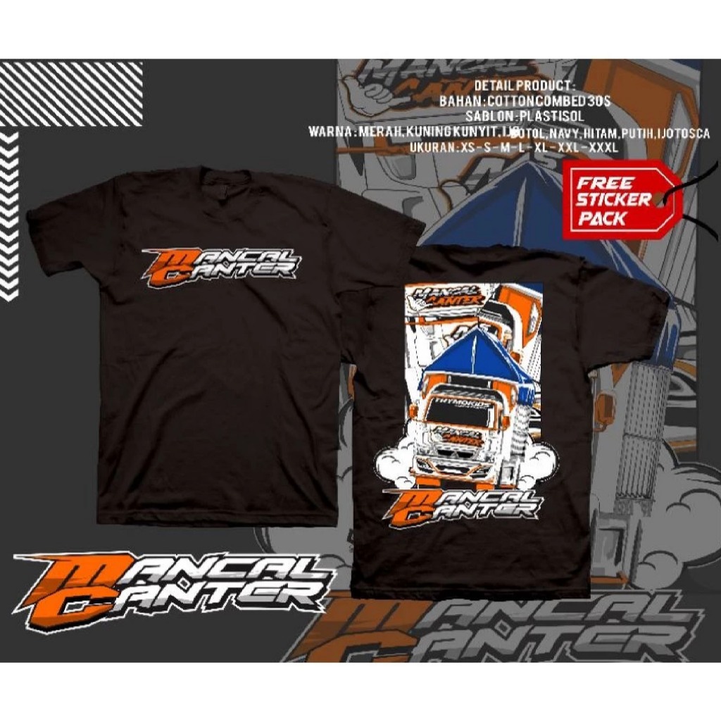 kaos mancal canter driver muda