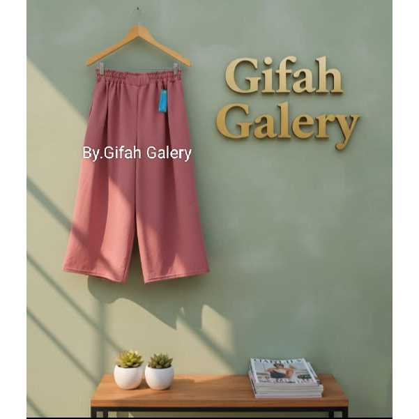 KULOT JUMBO Celana kulot rib wanita super jumbo BB 100kg/celana panjang wanita premium super jumbo