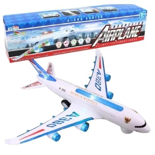 Promo Mainan Pesawat Indonesia Airplane Dus Flight International Bp67 Pesawat Bo Menyala Bersuara
