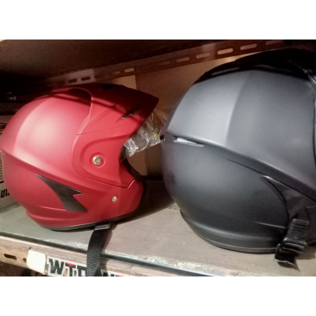 helm halfface pet  jp5 DGR ber SNI