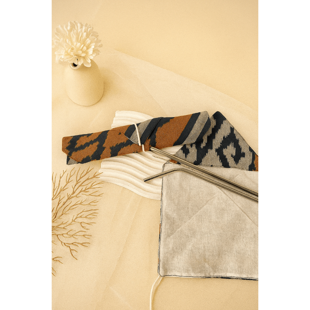 WECRAFTSOUVENIR - Souvenir Ethnic/Souvenir Pernikahan/Stainless Straw Holder/Pouch Kacamata