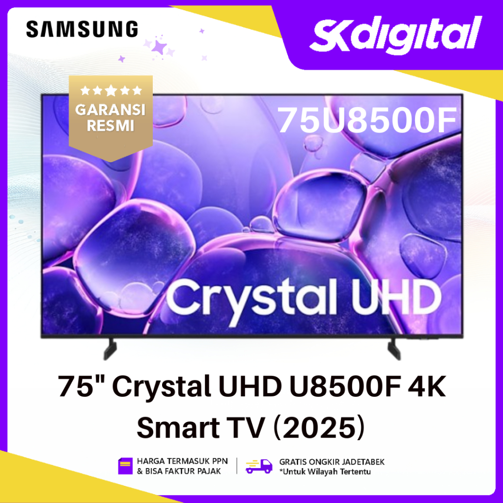 TV Samsung 75U8500F Crystal 4K UHD Smart TV 75 Inch