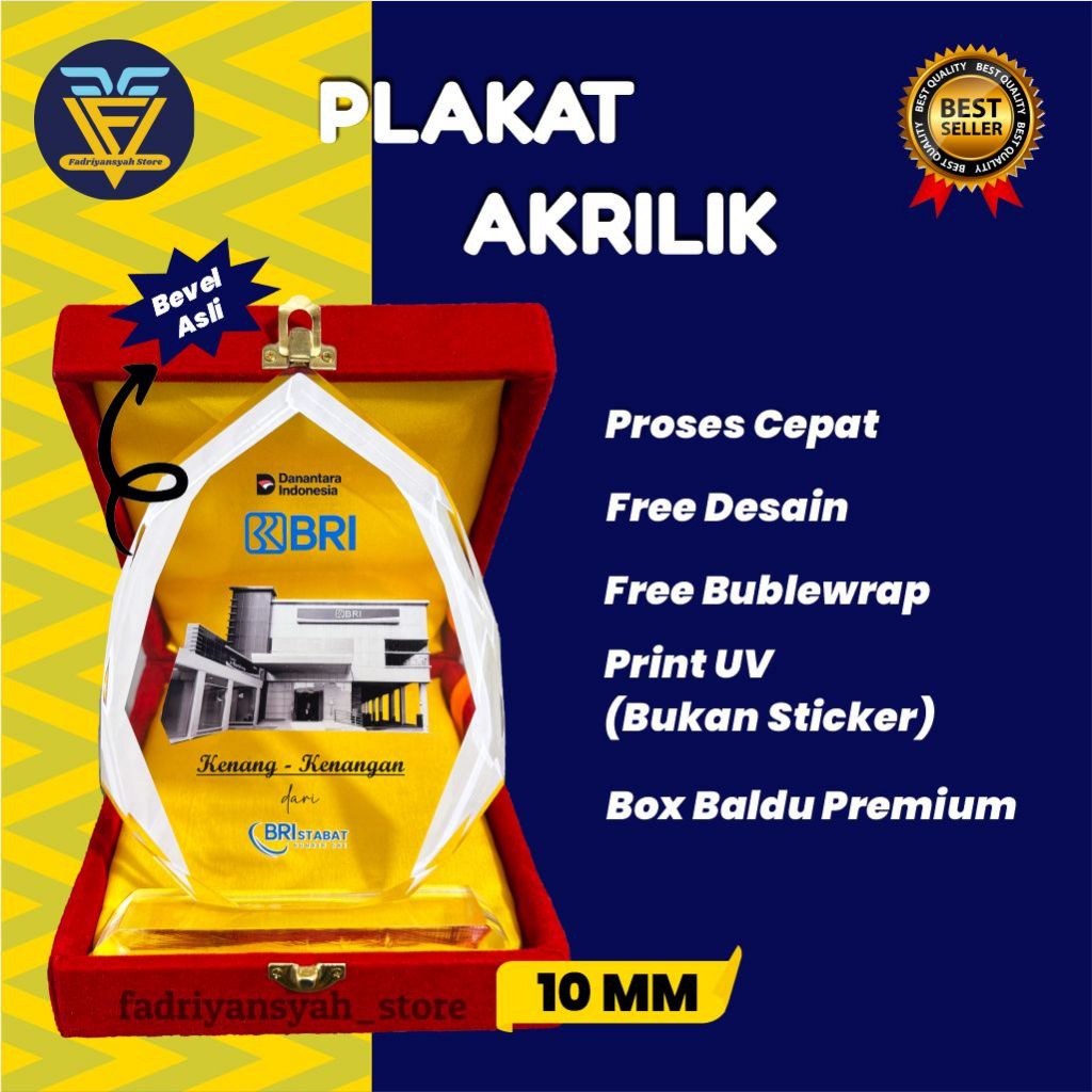 Plakat Akrilik 10 mm Segi 9