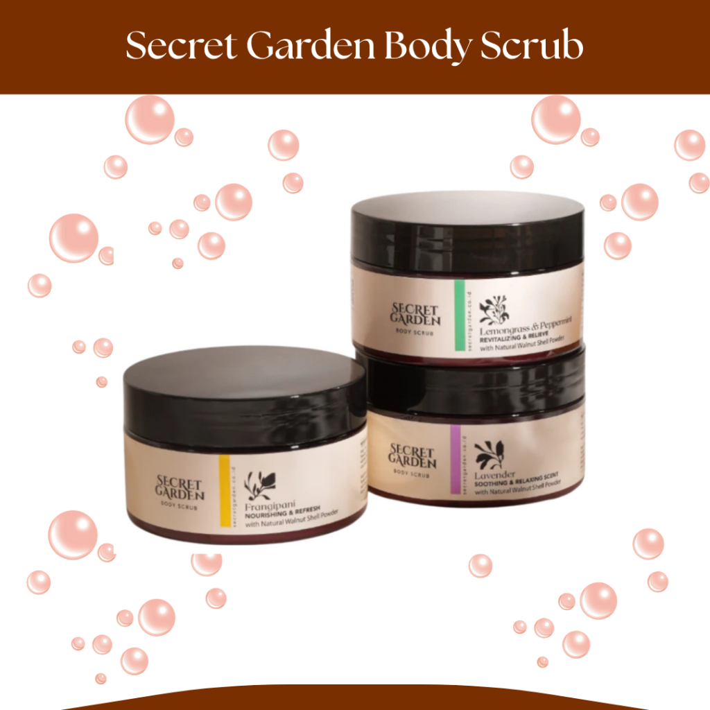 Secret Garden Body Scrub 200ml/Lulur Mandi
