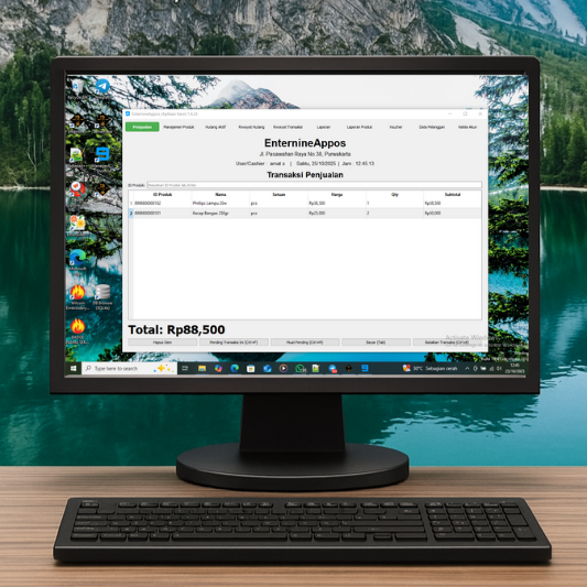 EnternineAppos Software kasir PPOB