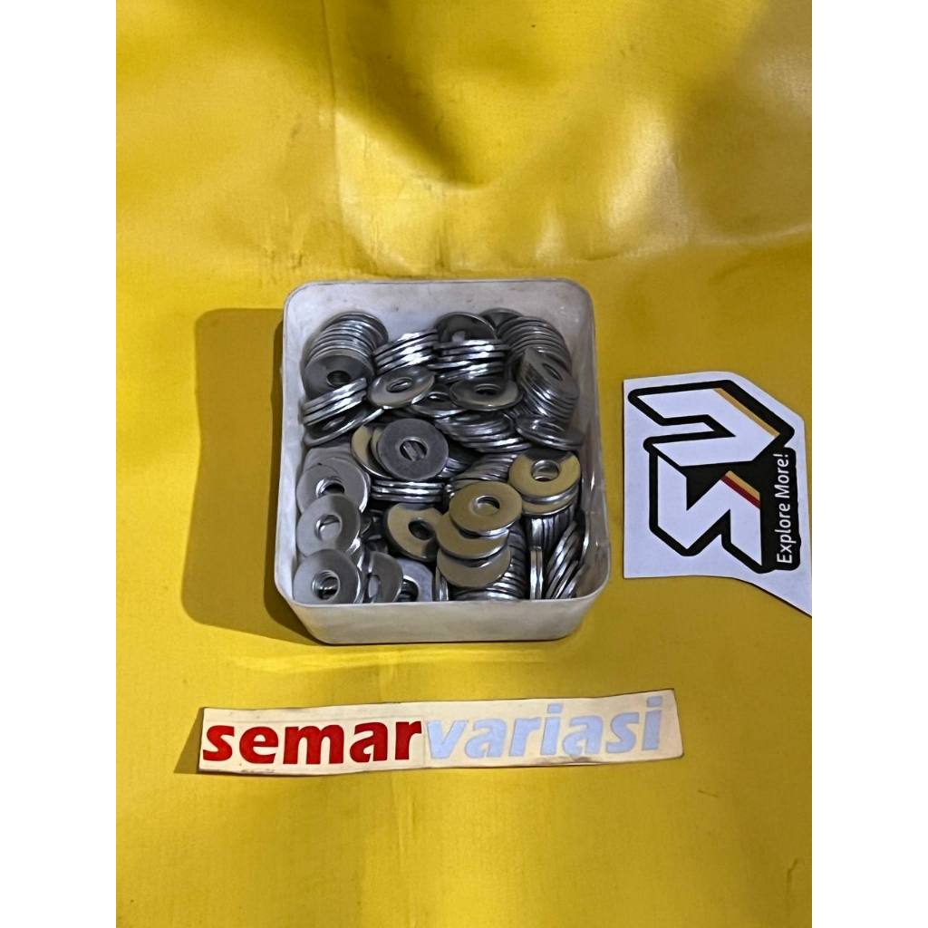 RING 10 LEBAR STAINLESS STEEL KUAT DAN TAHAN KARAT