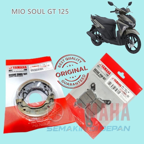 Paket Dispad Kampas Rem Depan Belakang Mio soul GT 125 / MIO 125 original