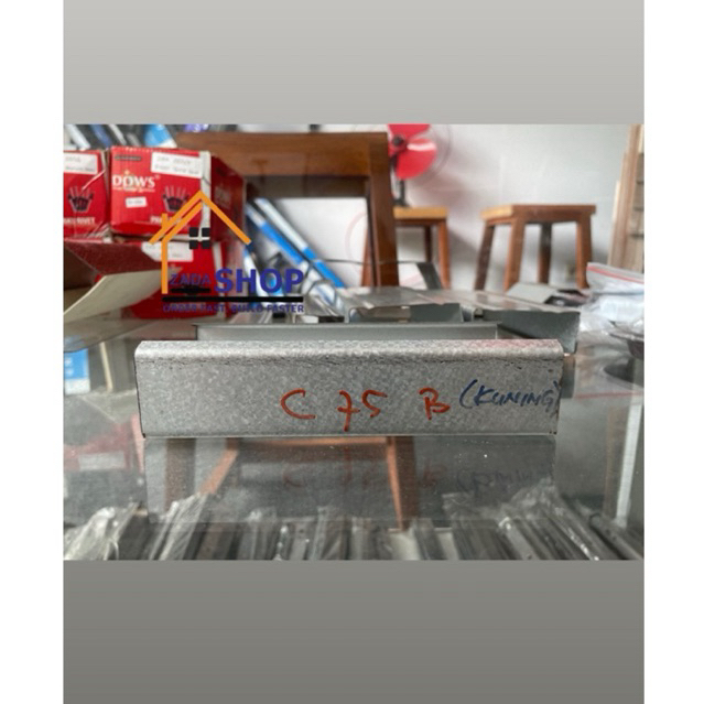 ZADASHOP Besi Kanal C.75 lip untuk Proyek Konstruksi dan Renovasi Rumah