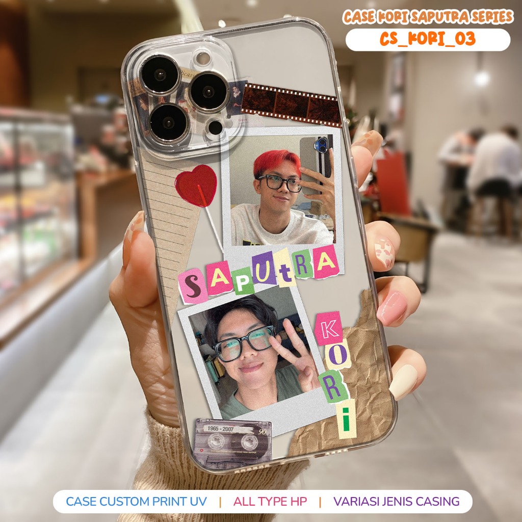 Case HP Custom Desain Saputra Kori  | Casing Custom Full Print UV Softcase Custom All Tipe Hp