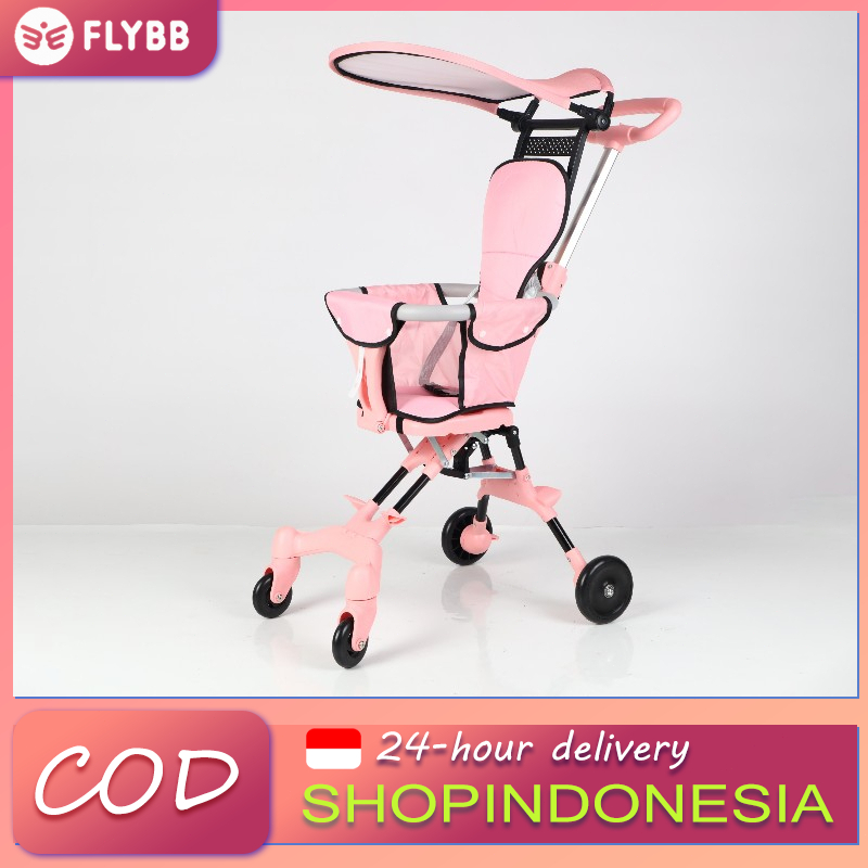 FLYBB Magic Stroller Baby 2 Way Travel Lightweight Foldable Sepeda Motor Dapat Dibawa