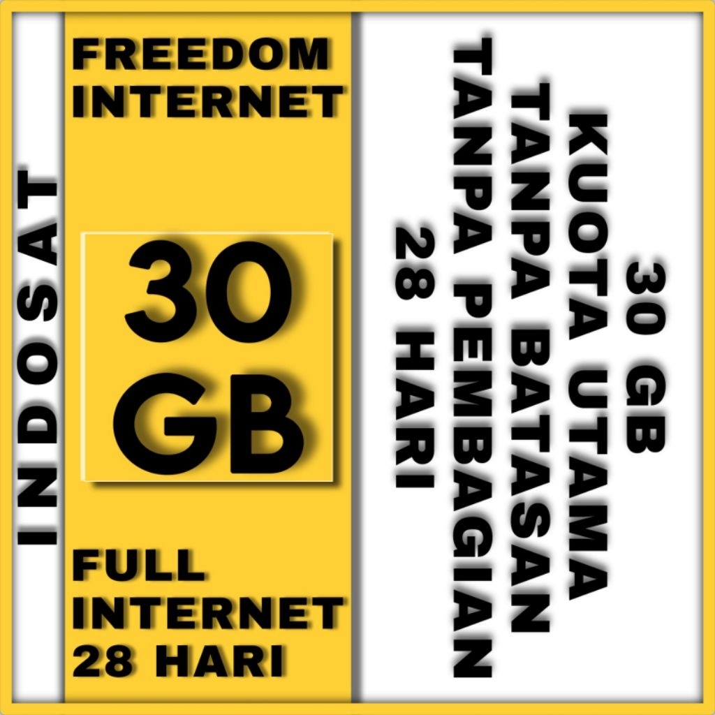 ISI ULANG KUOTA INDOSAT 30 GB 28 HARI PROMO TERMURAH