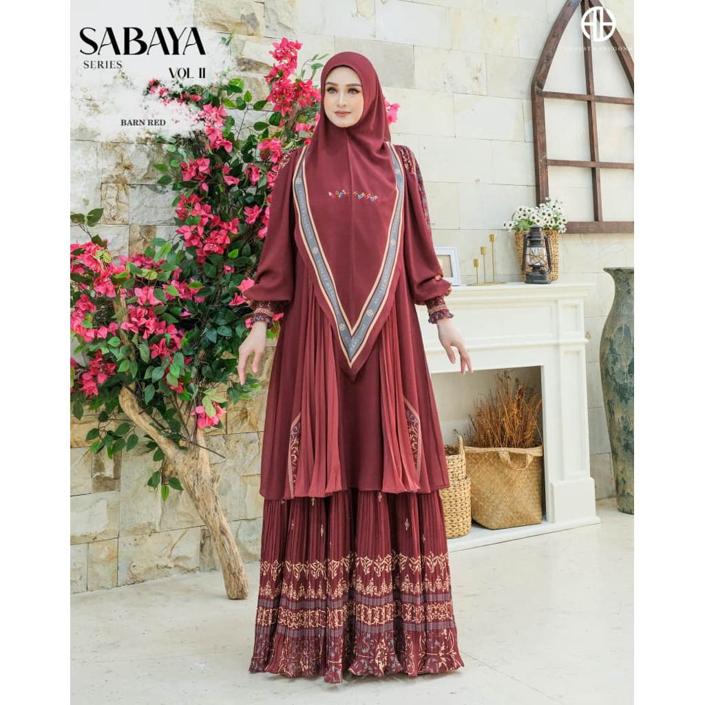 SABAYA SERIES VOL 2 BY AGOEST HANGGONO / GAMIS SET SYARI / GAMIS PESTA MEWAH / DRESS MUSLIMAH / BAJU