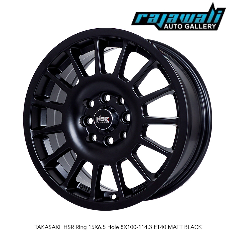 Velg Rally Model HSR TAKASAKI RING 15 Brio Ayla Jazz Mobilio Vios Dll Velg Mobil Racing HSR