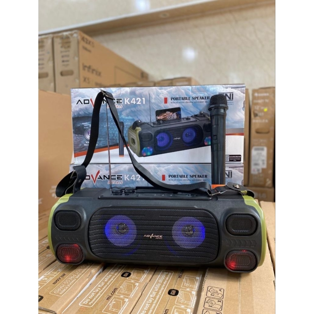 Speaker Advance K421 plus Mic/ speaker/Speaker Advance Murah/ Speaker Murah/ Pengeras Sura Murah/ Sp