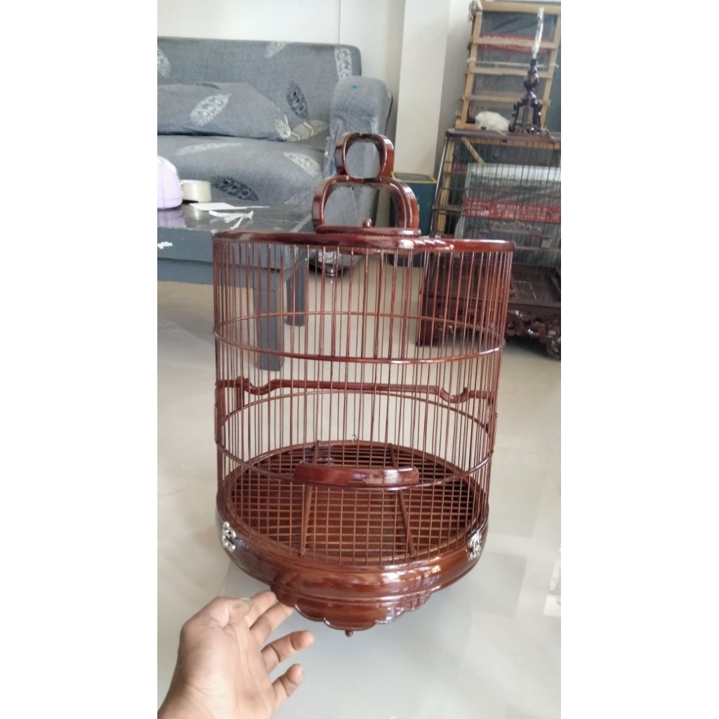 SANGKAR CUNGKOK JARI BAMBU