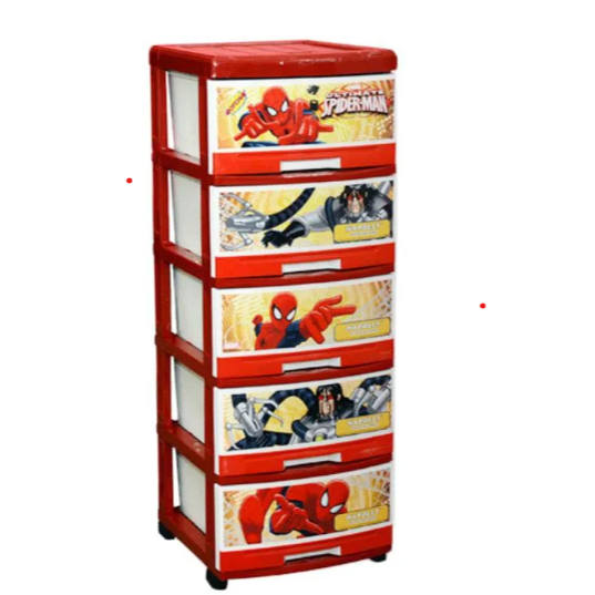 Laci-Laci Plastik Serbaguna Napolly 5 Susun Karakter Spiderman