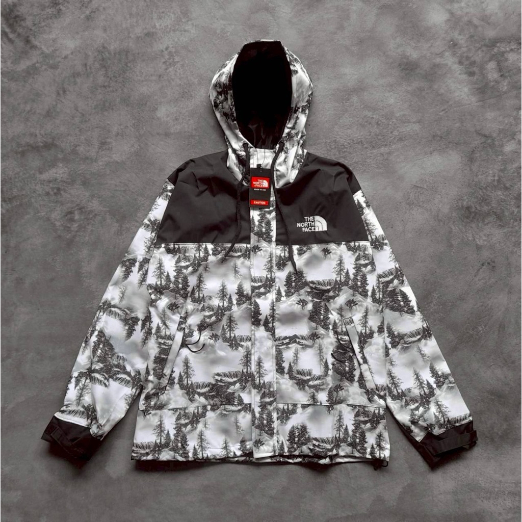 jaket pria wanita prka loreng kombinasi parasut hitam