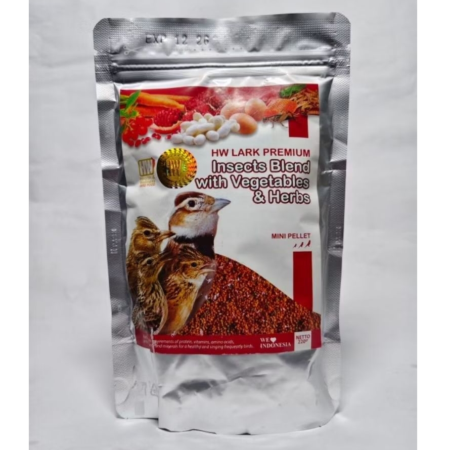 HW LARK PREMIUM | PAKAN BURUNG TINGGI PROTEIN | VOER BRANJANGAN | PAKAN BURUNG BRANJANGAN