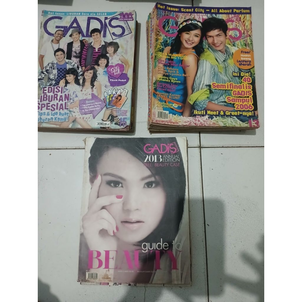MAJALAH GADIS BEKAS