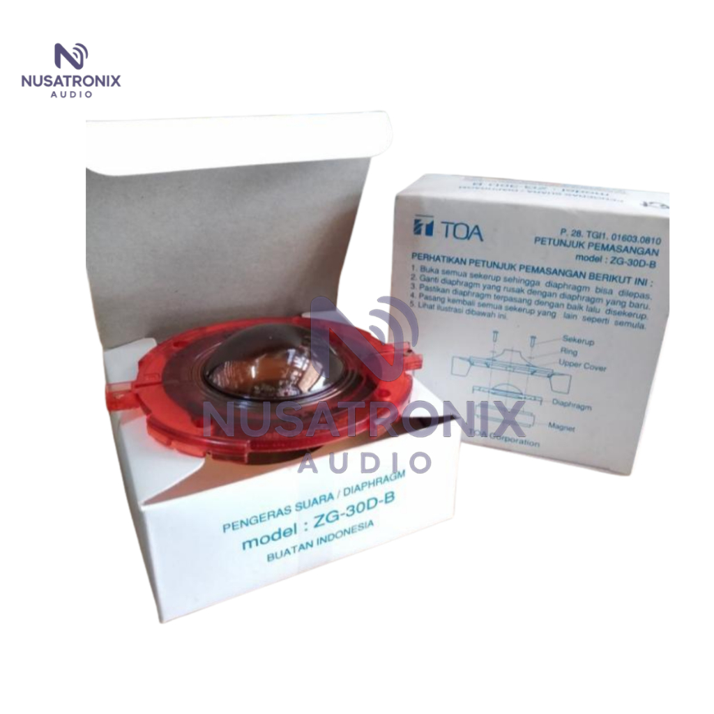 DIAPHRAGM SPEAKER TOA SPULL SPOOL CORONG MODEL ZG-30DB