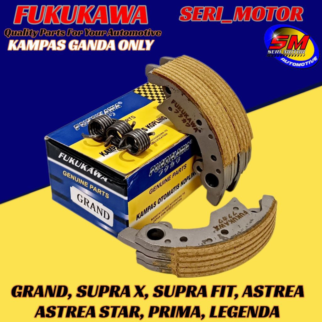 Kampas Ganda Kopling otomatis Only Grand GN5, Supra X, Supra Fit, Legenda Fukukawa