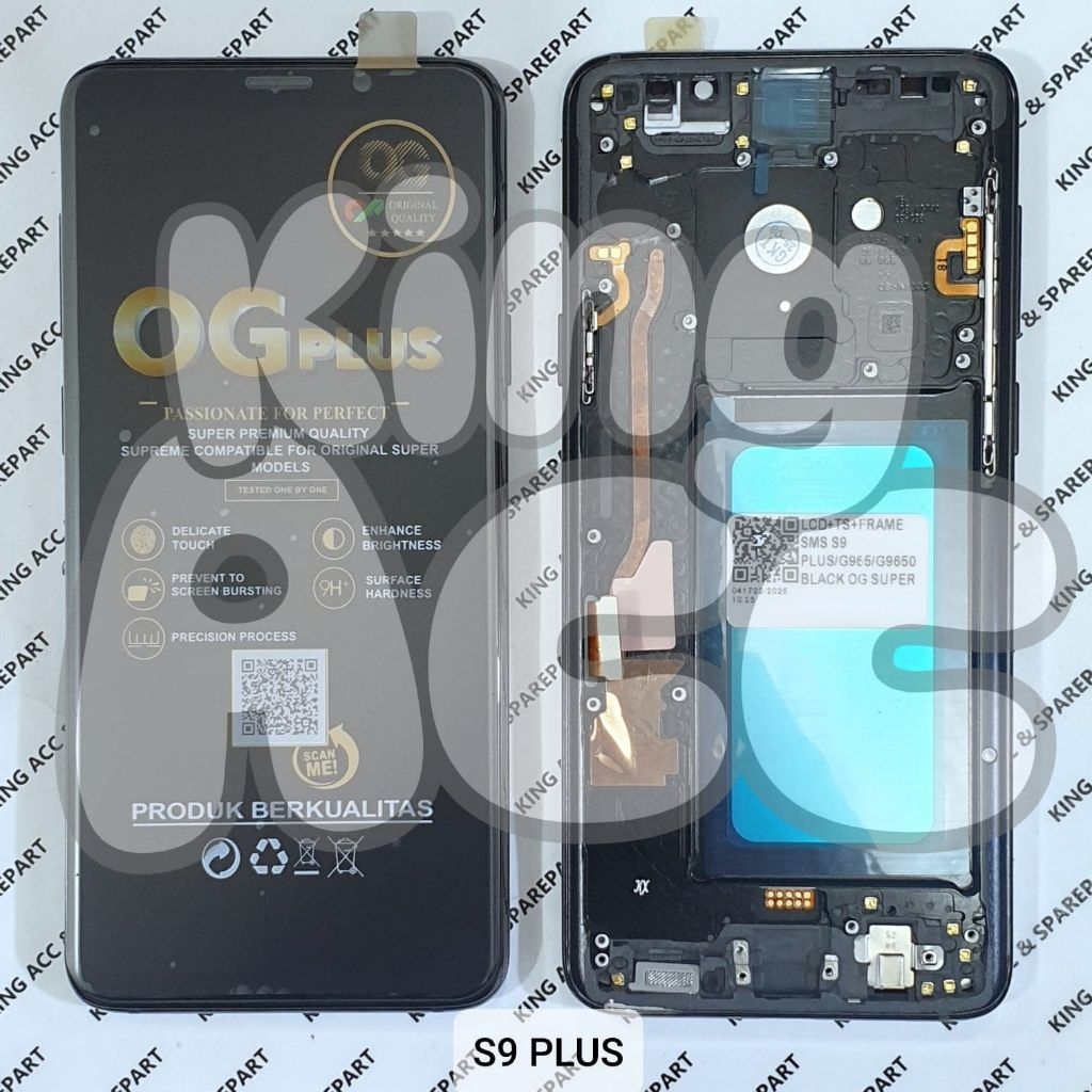 OG SUPER / MEETOO LCD TOUCHSCREEN + FRAME SAMSUNG GALAXY S9 PLUS / G965 / G9650