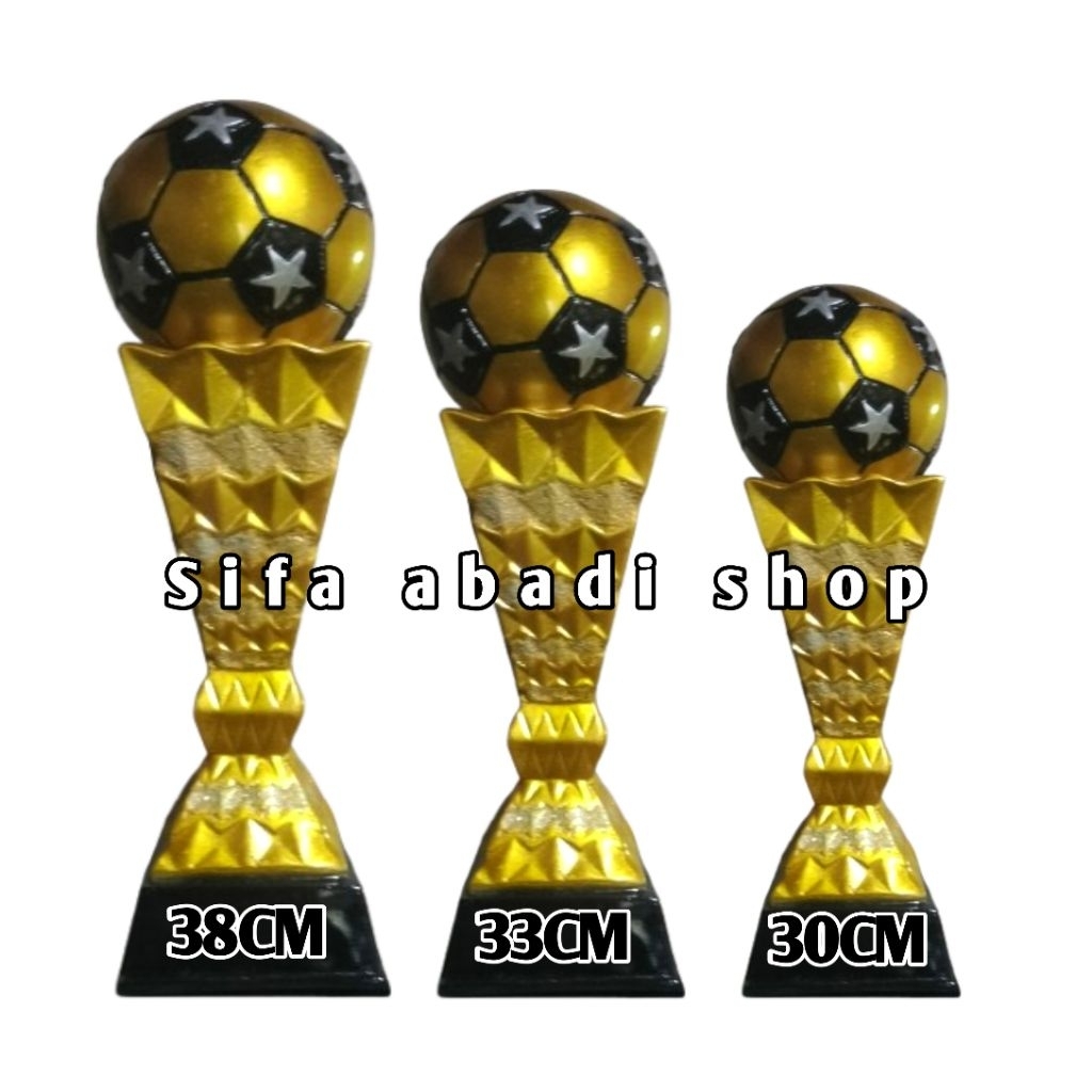 Piala / Trophy Sepak Bola 1Set 3Pcs