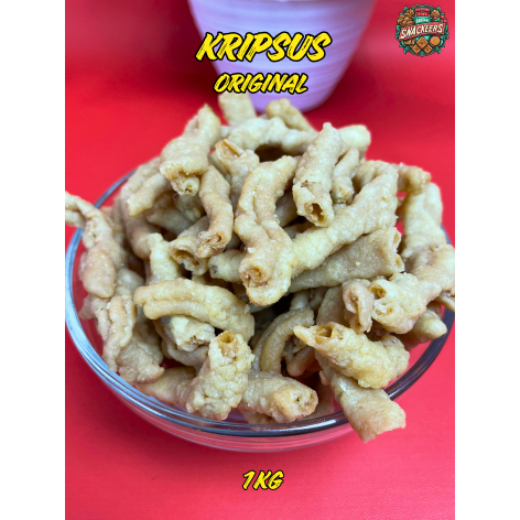 1 kg KERIPIK USUS / USUS / KERIPIK USUS ORIGINAL / KERIPIK USUS PEDAS DAUN JERUK